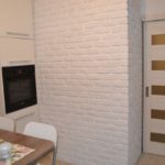 Mur de briques blanches