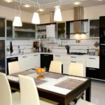 Illuminazione della cucina in stile moderno