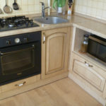 Microwave in Niche Kitchen Set