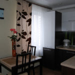 Kitchen in Khrushchev after repair and redevelopment