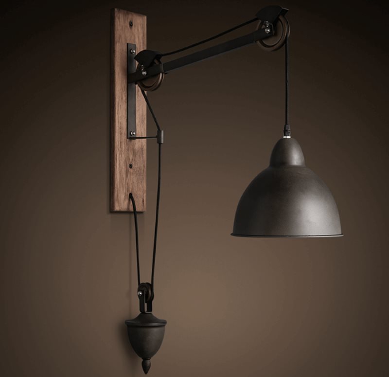 Lampe vintage avec réglage en hauteur