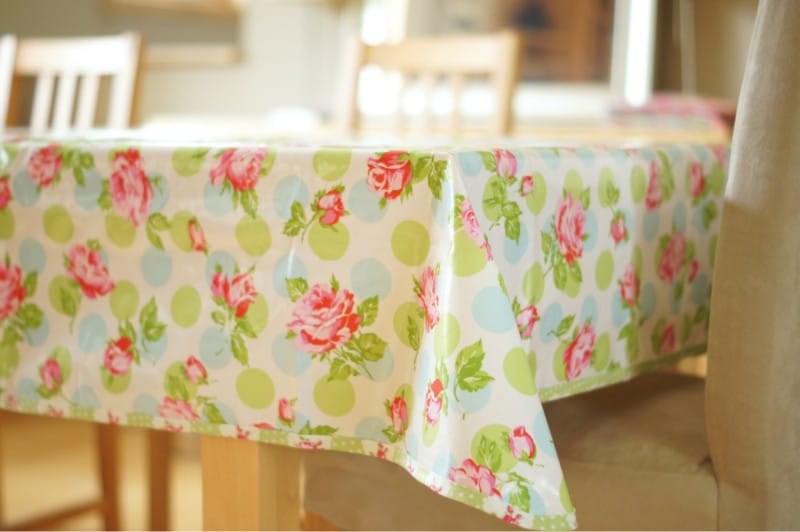 Oilcloth table