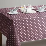 Polka dot kitchen tablecloth for everyday use