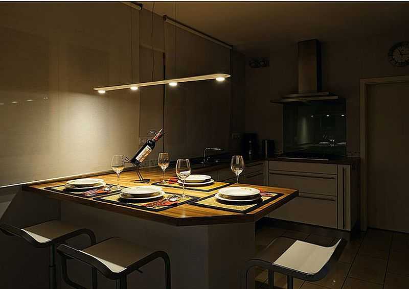 Lampe suspendue d'éclairage de table à manger de cuisine