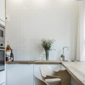 Décor de cuisine de style minimaliste