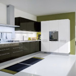 Cucina ad angolo in stile Liberty