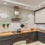 Faretti sul soffitto della cucina