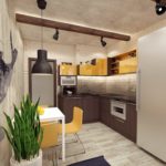 Kitchen design in a modern style.