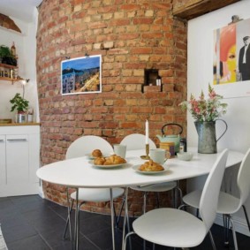 Elementi loft nel design della cucina