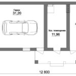 Projet de cuisine d'été avec garage