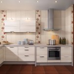 Piastrella beige in una cucina in stile moderno