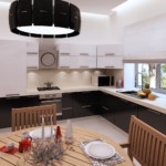 Cucina ad angolo high-tech