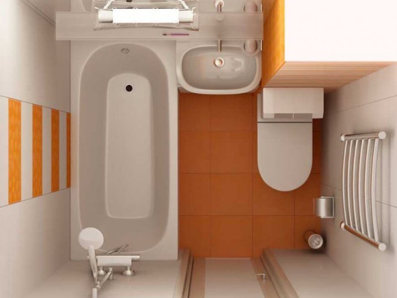 Projet de conception d'une salle de bain combinée d'un petit espace