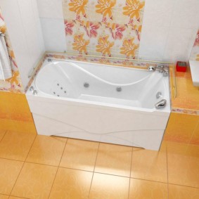 écran dans les idées d'intérieur de salle de bain