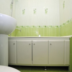 écran dans les idées de salle de bain