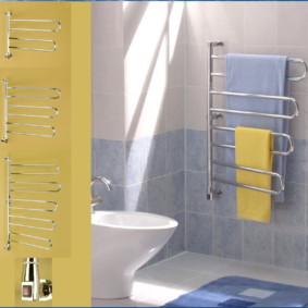 scaldasalviette elettrico riscaldato foto decorazione bagno