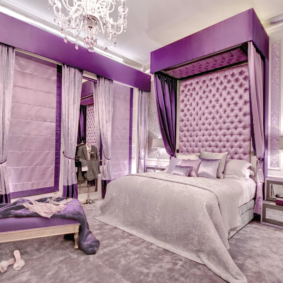 purple bedroom