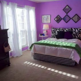 purple bedroom decor ideas