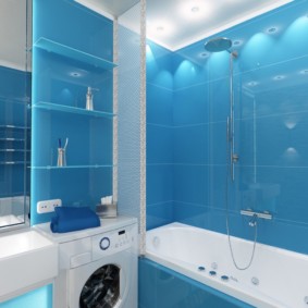 Design de salle de bain dans un style contemporain