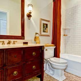 Classic bathroom interior