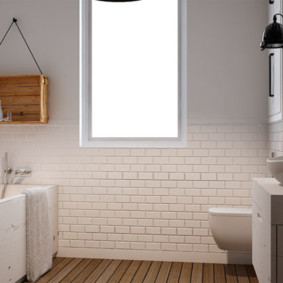 Conception de salle de bain de style minimaliste