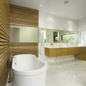 Conception de salle de bain de style moderne