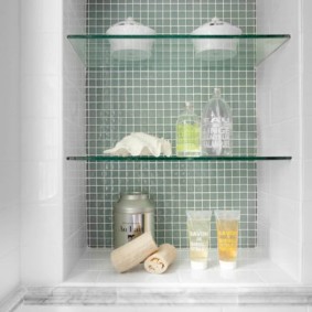 Glass Shelf Toiletries