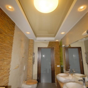 Cream-colored ceramic sanitary ware