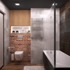 Conception de toilettes de style industriel