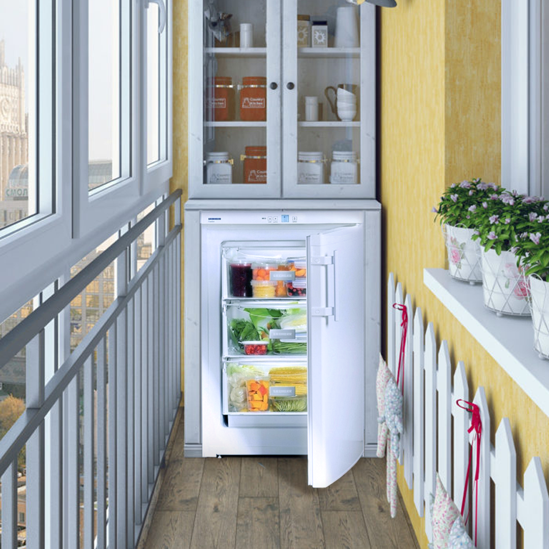 frigo sul balcone