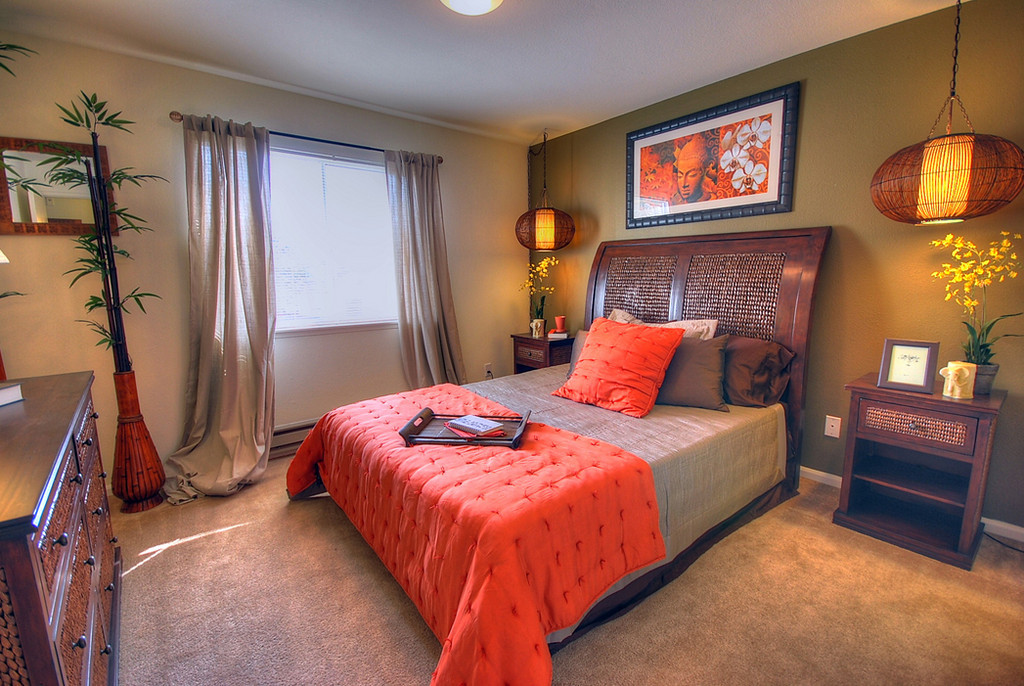 Feng Shui bedroom interior photo options