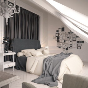 photo intérieur chambre mansardée