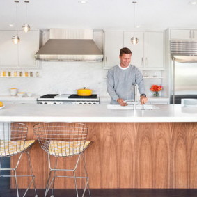 tabourets de bar pour les idées d'intérieur de cuisine