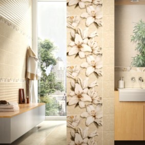 design delle piastrelle del bagno