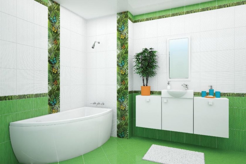 idee per interni piastrelle bagno