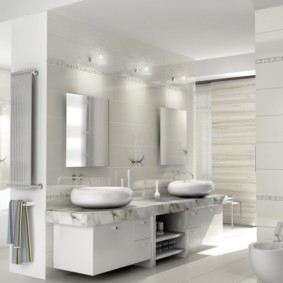 idee di design per piastrelle del bagno