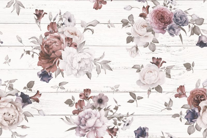 Dessins de fleurs Shabby Chic