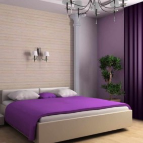 lilac bedroom