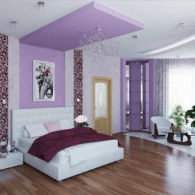 lilac bedroom design photo