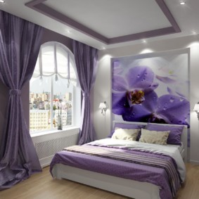 lilac bedroom