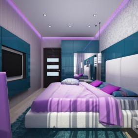 lilac bedroom design photo