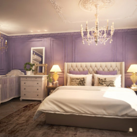 lilac bedroom design photo