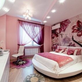 lilac bedroom interior ideas