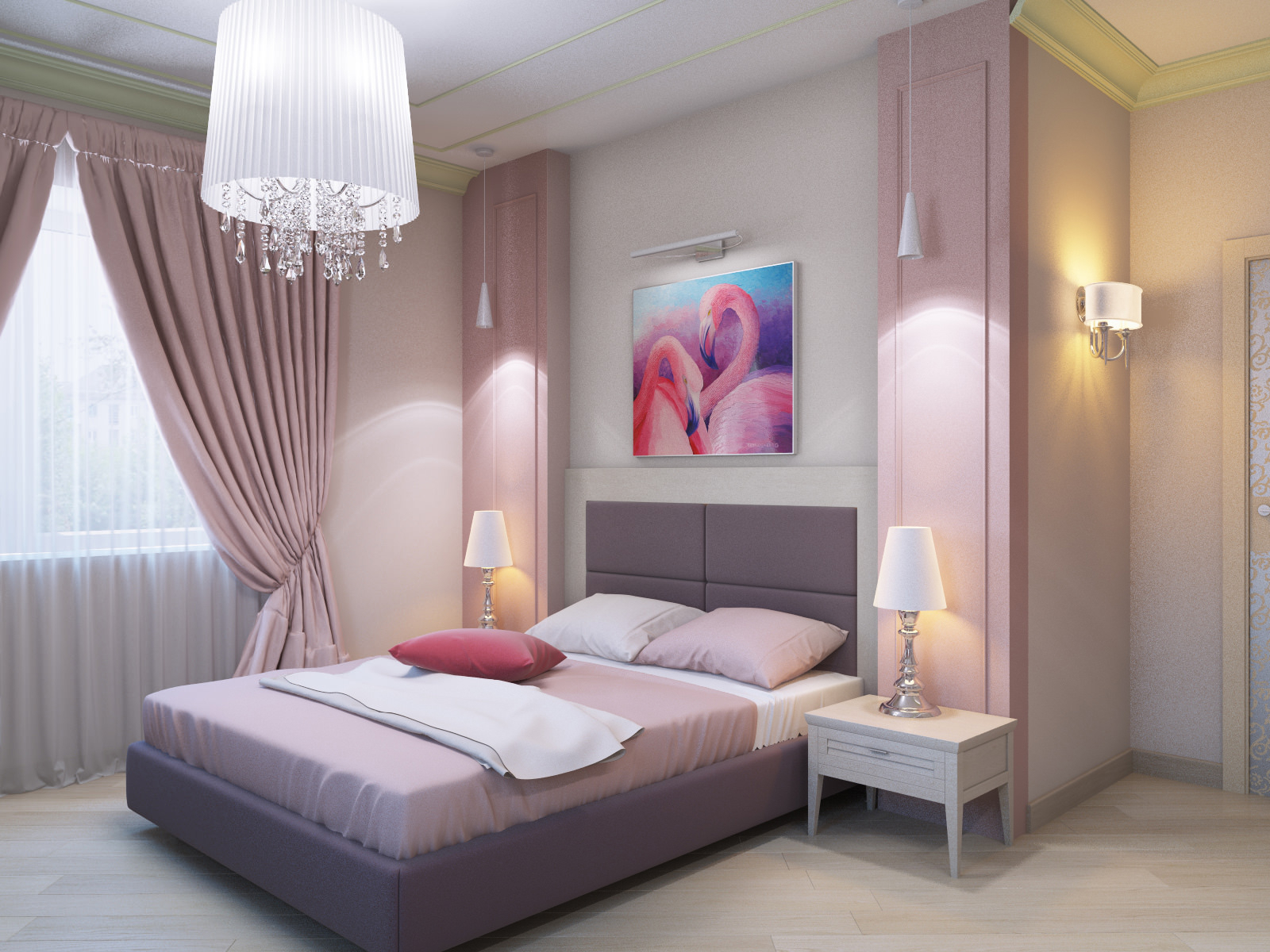 lilac bedroom decoration ideas