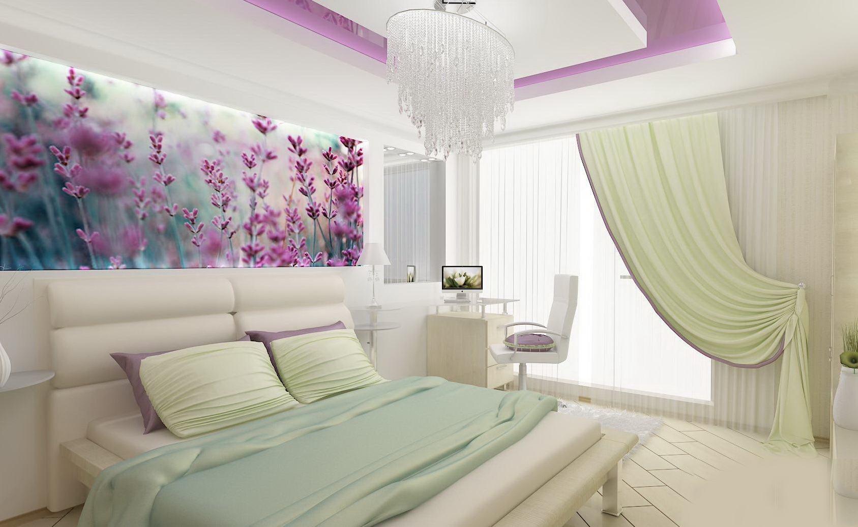 lilac bedroom photo options