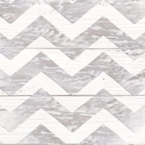 Ornement en zigzag chic minable