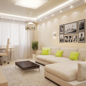 chambre salon 17 m² photo design