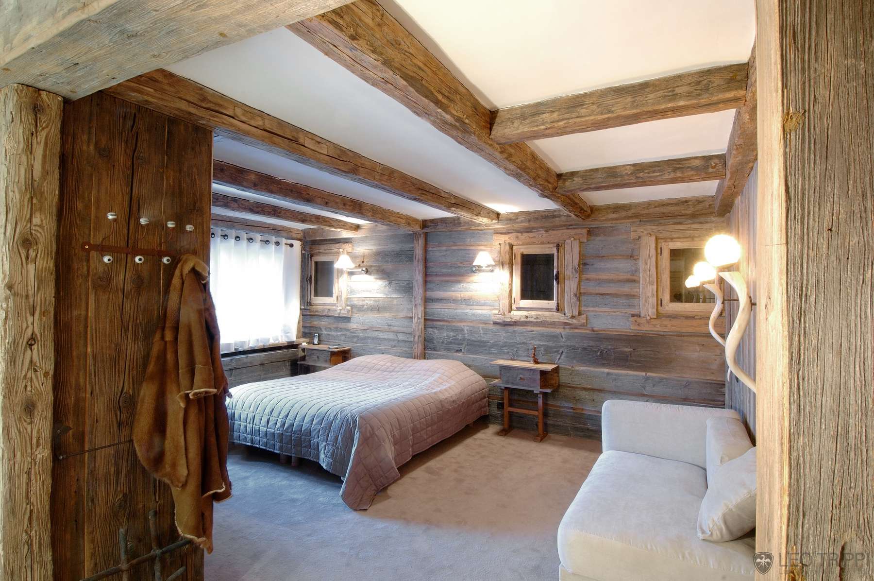 conception de chambre de style chalet