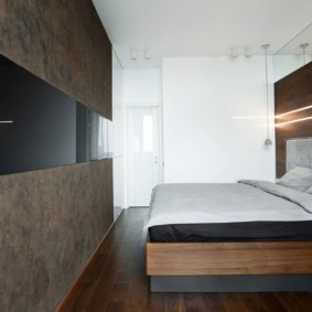 vues minimalistes de la chambre