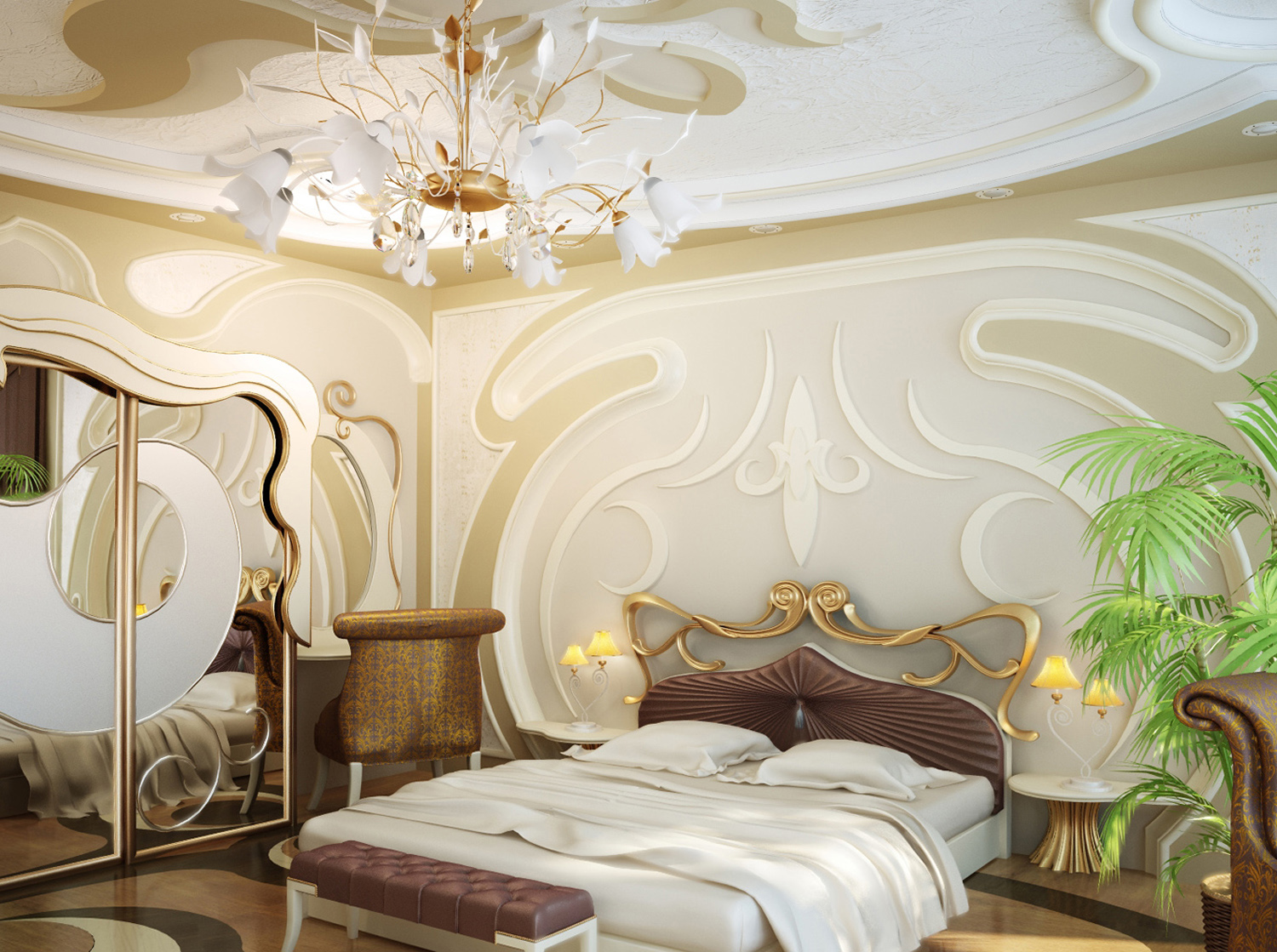 Photo de décoration de chambre Art Nouveau